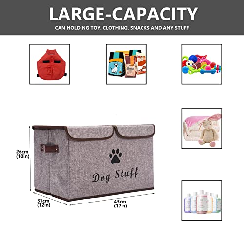Dog Toy Box with Lid - Storage Organizer for Toys - Perfect - Image 4
