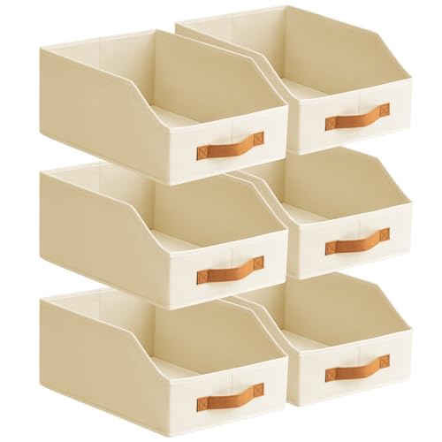 Homsorout Fabric Storage Bins for Organizing - 6 Pack - Image 2