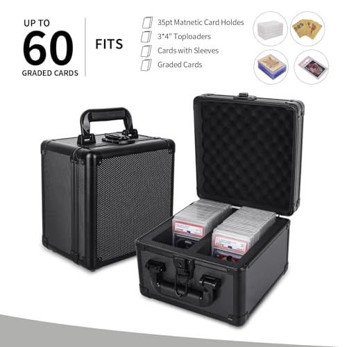KAGSWAMO Graded Card Storage Box, Holds 60+ PSA Slab Card - Image 4