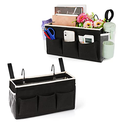 Lilithye Bedside Caddy, Bedside Storage Bag Hanging Organizer - Image 2
