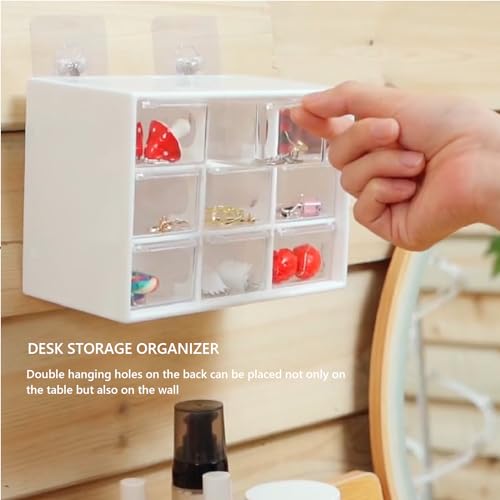 Amyhill 6 Pcs Mini Drawer Organizer Small Organizer with 9 - Image 7