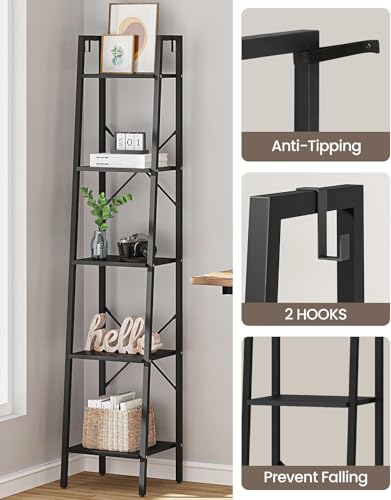 Hzuaneri Ladder Shelf, Bookshelf - Image 6