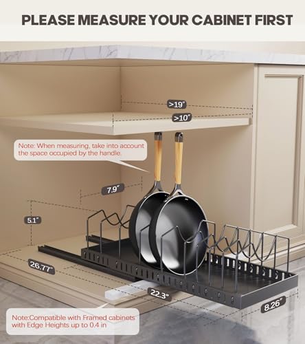 Pull Out Pots and Pans Organizer Under Cabinet - Image 3