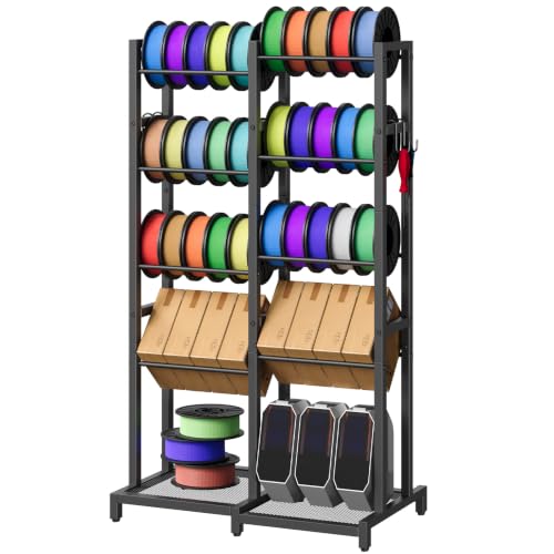 HOOBRO 3D Printer Filament Storage Rack, 5-Tier Heavy Duty - Image 2
