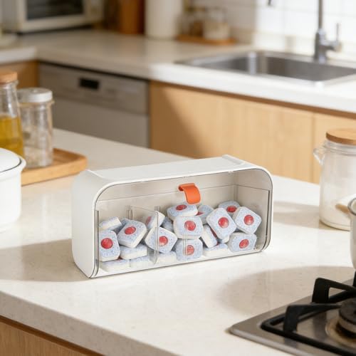 Dishwasher Detergent Pods Holder Wall-Mounted Clear - Image 8