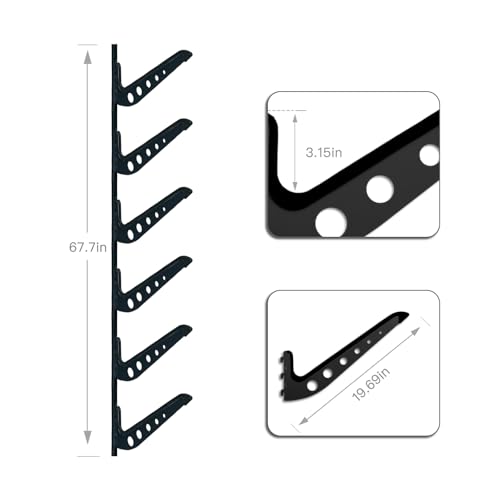 ShouRong Snowboard Wall Mount, Adjustable 5/6 Board - Image 3
