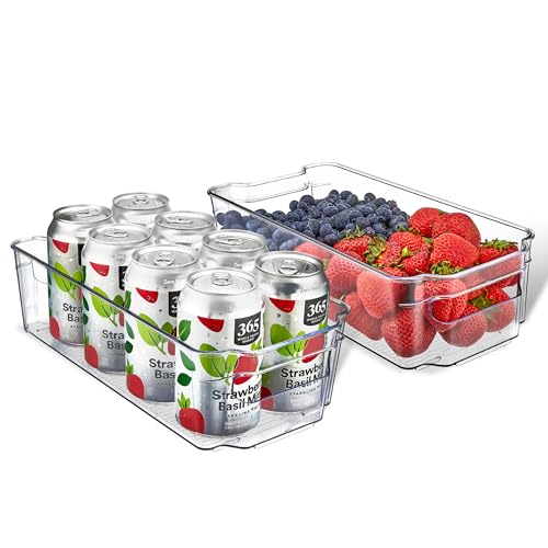 Lifemaster Pantry Organizers and Storage Bins - Stackable Clear - Image 2