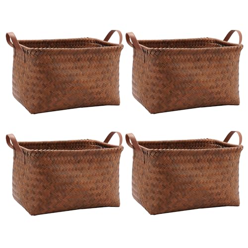 GIB Wicker Woven Storage Baskets for Organizing Blankets Laundry - Image 2