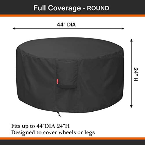 Fire Pit Cover for Solo Stove Bonfire/Ranger Surround 44"D x 24"H - Image 4