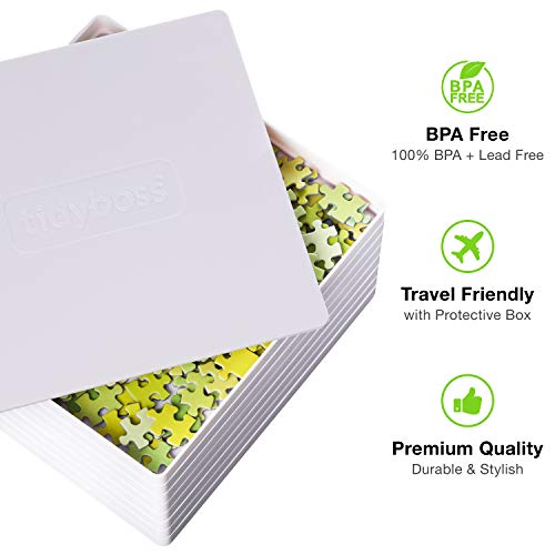 8 Puzzle Sorting Trays with Lid 8" x 8" - Portable Jigsaw - Image 5