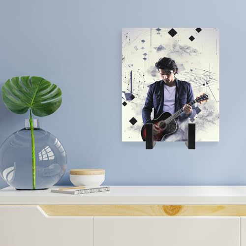 Picowe Vinyl Record Storage Holder, Black LP Display Rack - Image 7