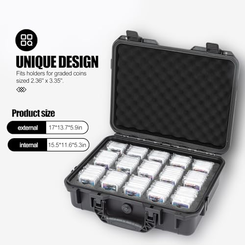 Coin Slabs Case Compatible with 140+ PCGS or NGC Coin - Image 3