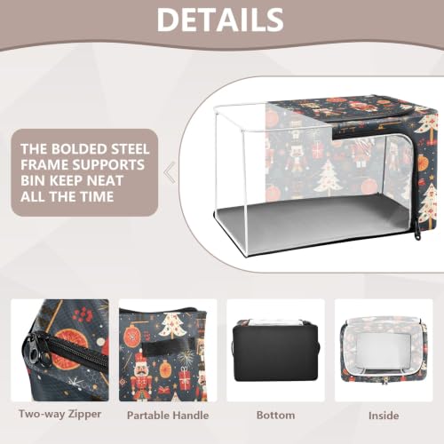 senya Christmas with Nutcracker Clothes Storage Bins - Image 7