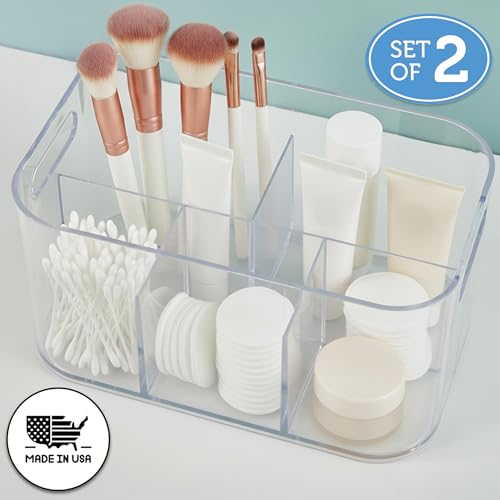 STORi Bliss 5-Compartment Plastic Cosmetics Storage Organizer - Image 3