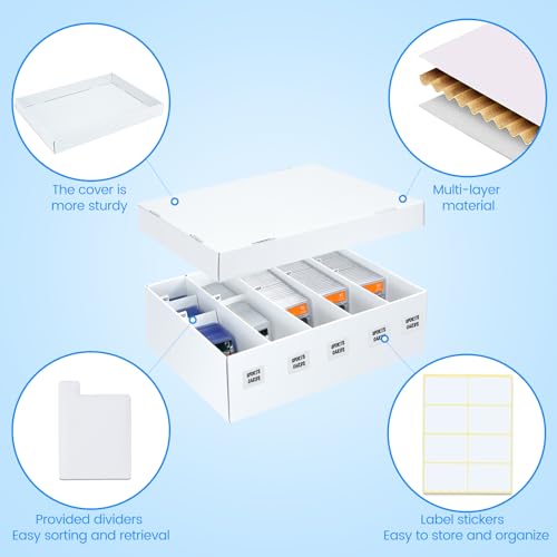 3 Pack Trading Card Storage Box - 5 Rows Graded Card Case - Image 5