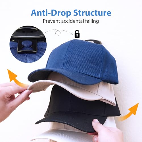 Cap Racks for Baseball Caps, Hat Organizer Holder for Wall - Image 7