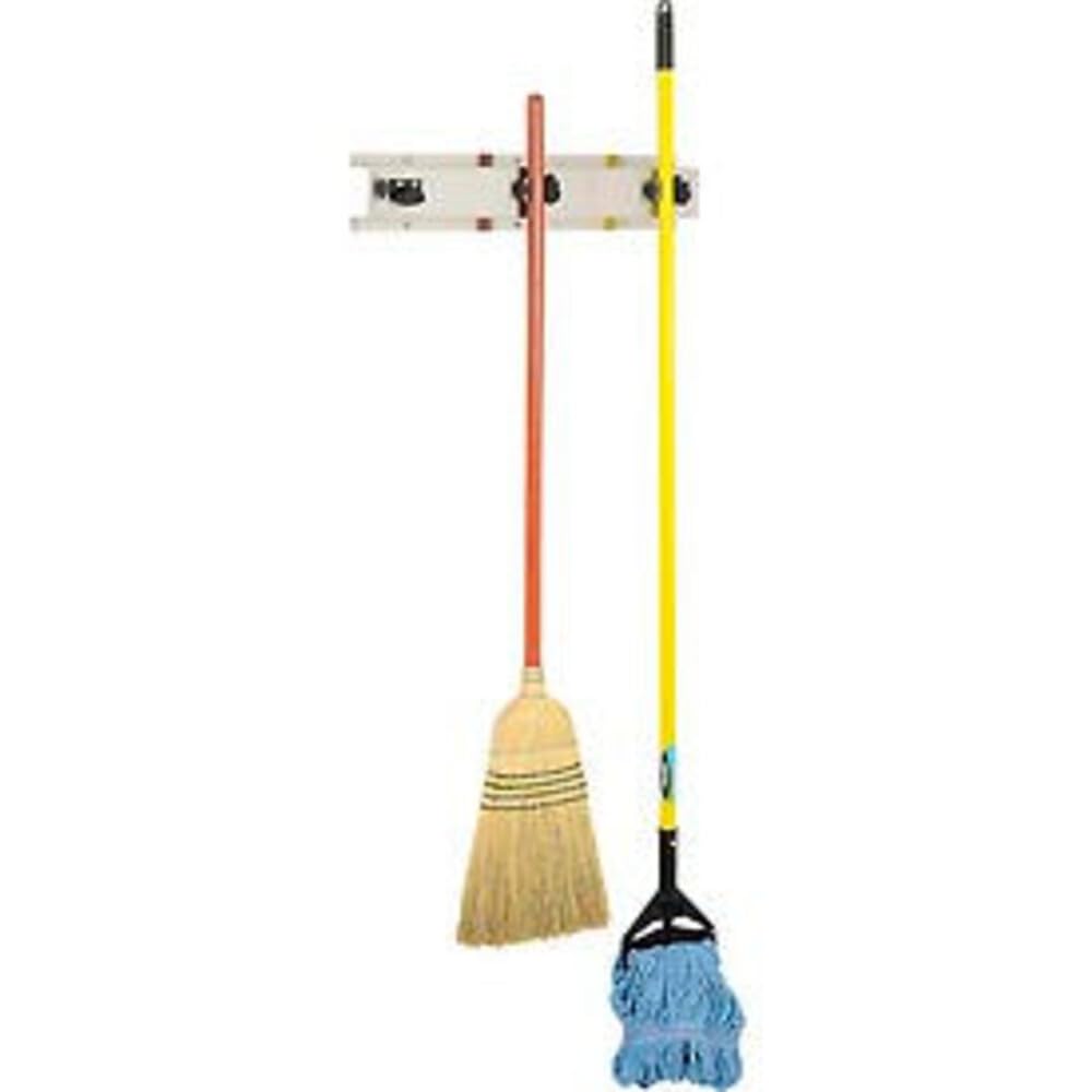 Bobrick 223x24 304 Stainless Steel Mop and Broom Holder - Image 1