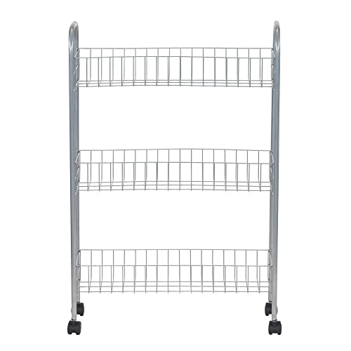 Household Essentials Slim Storage Cart, 3 Shelf Storage Cart - Image 2