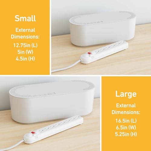 D-Line Cable Management Box, Power Strip Holder - Image 5