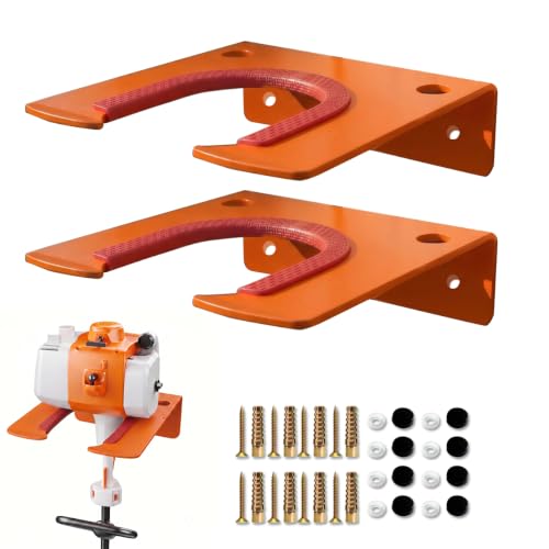 Weedeater Hanger 2 Pack, Heavy Duty Wall Mount for Garage Storage - Image 2