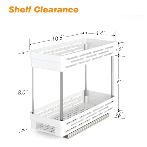Pull Out Spice Rack Organizer for Cabinet, 2 Pack Slide Out Spice - Image 5