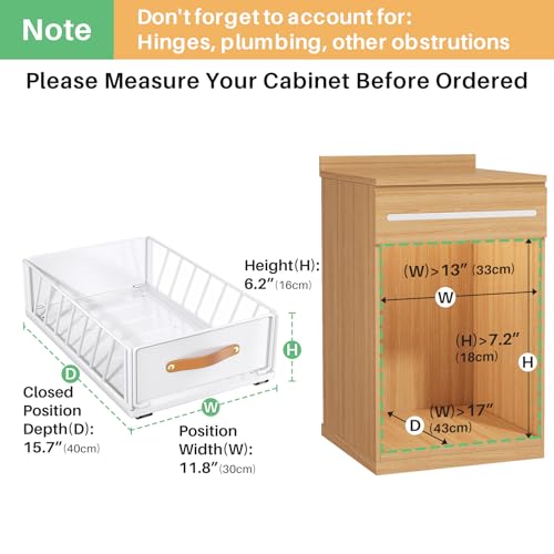 Pull out Cabinet Organizer,Heavy Duty Slide out Pantry Shelves - Image 3