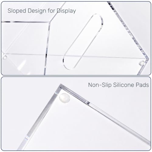 ZOOFOX Clear Acrylic Vinyl Record Storage Box | Home Organization - Image 5