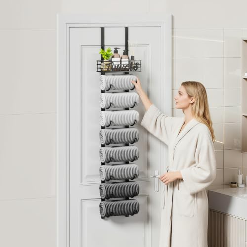 SWTYMIKI Hanging Towel Racks for Bathroom - 9 Tier O | All Products - Image 3