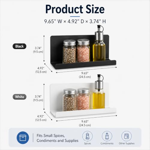 WAYUTO Magnetic Fridge Shelf, Metal Refrigerator Organizer - Image 4