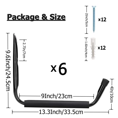 Heavy Duty 13 Inches Jumbo Arm Indoor Outdoor Storage Wall - Image 4