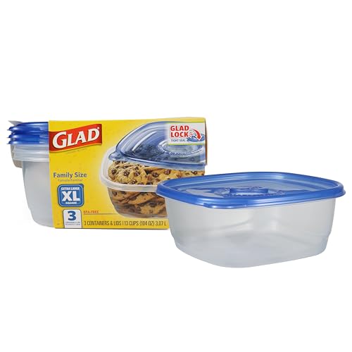 GladWare Family Size Food Storage Containers, XL | Large Square - Image 2