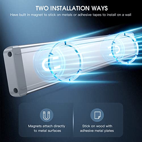 MCGOR 14.7inch Under Cabinet Lighting, 2 Pack Rechargeable Motion - Image 7