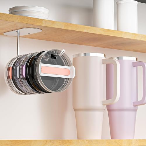 2 Pack Tumbler Lid Organizer, Space Saving Cup Lid Organizer - Image 7