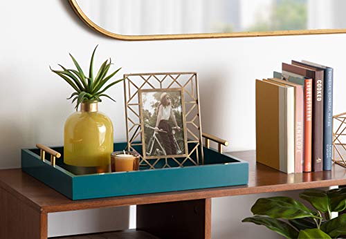 Kate and Laurel Lipton Mid Century Modern Decorative Wood Tray - Image 5