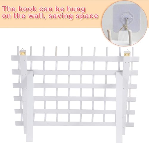 Yookeer 60 Spools Thread Spool Holder Rack Wooden | Home Organization - Image 5