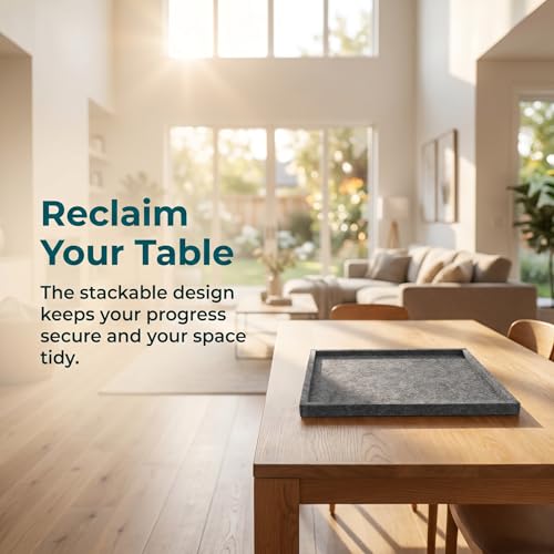 Abaodam 6PCS Felt Puzzle Sorting Trays Jigsaw Puzzle - Image 6