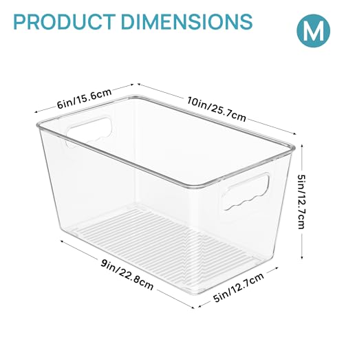 Vtopmart 6 Pack Clear Storage Bins, Pantry Cabinet O | All Products - Image 3