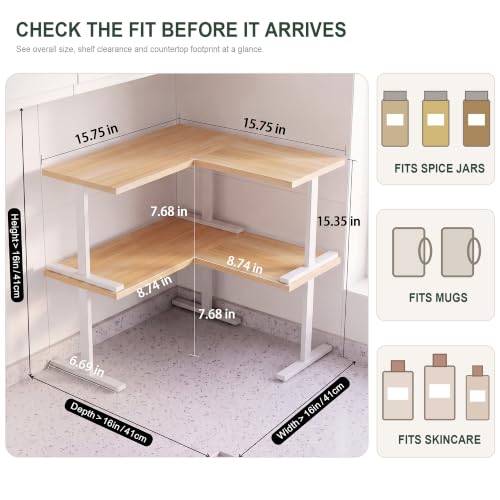 Golener Countertop Shelf, Kitchen Counter Organizer - Image 3
