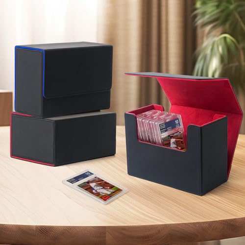 Premium Graded Card Storage Box, PU Leather Case for PSA - Image 7