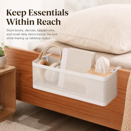 Bedside Caddy Shelf for Bed & Bunk Bed, Bedside Hanging - Image 6