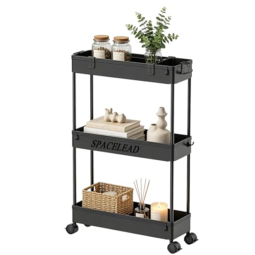 SPACELEAD Slim Storage Cart 3 Tier,Bathroom Organize | All Products - Image 2