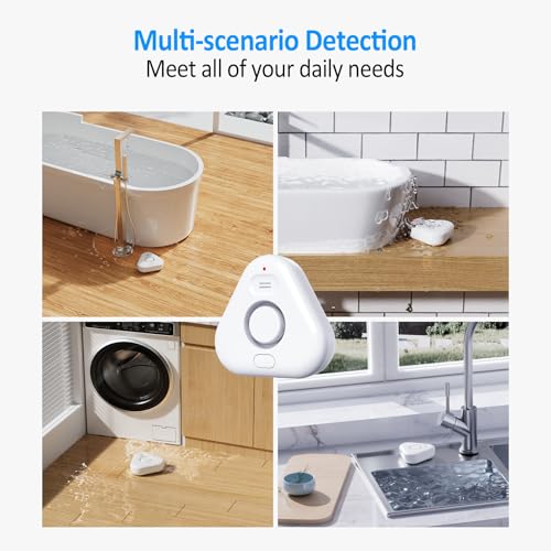 Stechro Water Leak Detector, 120dB Water Sensor Alarm - Image 5