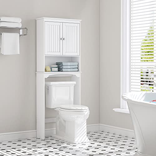 Spirich Over The Toilet Storage Cabinet with Doors, Bathroom - Image 4