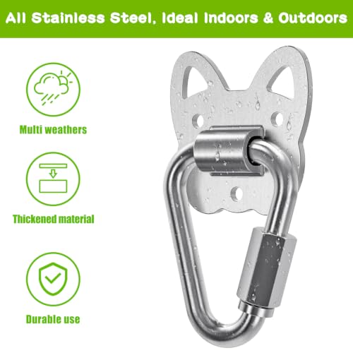 Dog Leash Holder Wall Mount Stainless Steel Hook, 2 Pack - Image 4