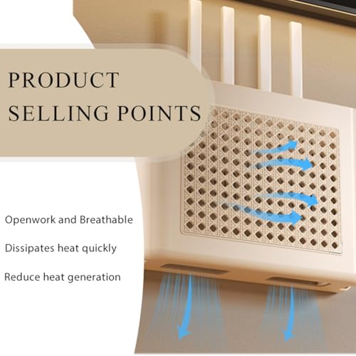 Router Wall Mount, Perforated Ventilated Modem Shelf - Image 6