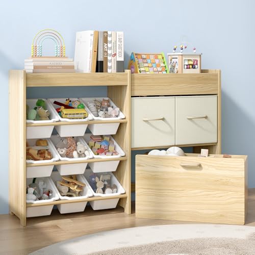 EXPERLAM Toy Storage Organizer for Kids, 9 Bins - Image 2