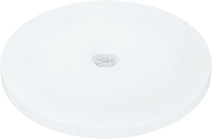 uxcell 1Pack Acrylic Lazy Susan Turntable, 7" Spinner Lazy Susan Turntable Organizer, Acrylic Ball Bearing Rotating Tray for Pantry Spice Rack Decorating, White