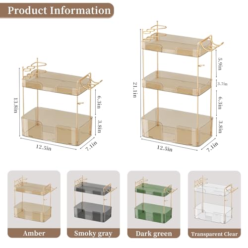 YCIA&DONE Luxury Bathroom Counter Organizer, Large Makeup - Image 5