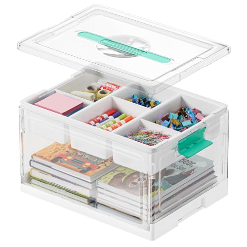 SpaceAid Craft Organizers and Storage - 24 QT Plastic Box - Image 2