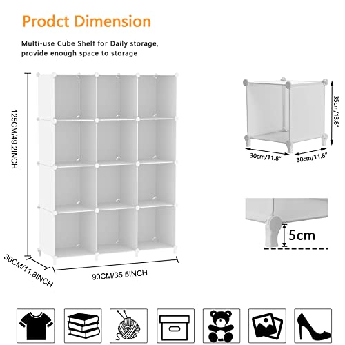 AWTATOS 12 Cube Storage Organizer, Closet Organizer - Image 4